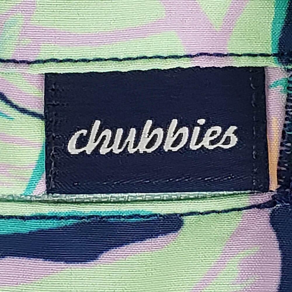 Chubbies Shorts Lined Multicolor Tropical Men’s Size XL 5.5” Inseam Stretch - Picture 9 of 13